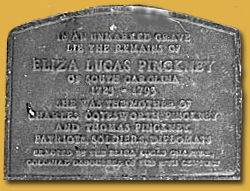 Eliza Lucas Pinckney's Grave Site
